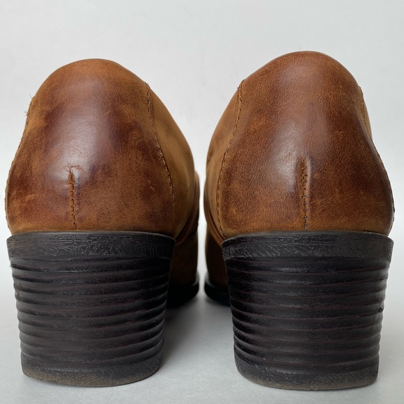 B.O.C ankle booties distressed brown leather size 10 - Picture 10 of 12